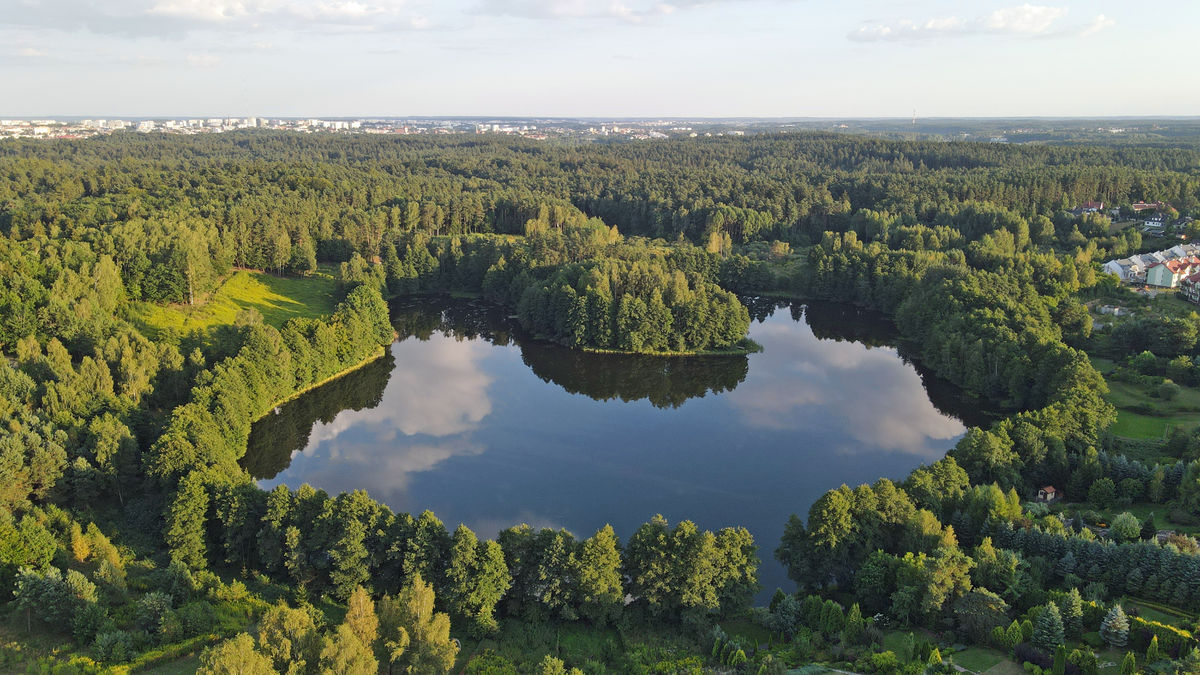 Olsztyn, Redykajny - jezioro Siginek (Podkówka)
