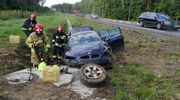 Brawura na drodze i brak doświadczenia. 18-latka swoją podróż zakończyła w rowie