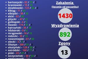 Koronawirus: zmarły 32 osoby, w tym 38-latka