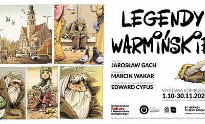 LEGENDY WARMIŃSKIE – Wernisaż wystawy komiksów autorstwa Jarosława Gacha