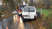 Jedna osoba ranna w wypadku pod Olsztynem