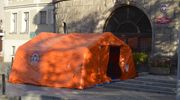 Przy olsztyńskim ratuszu ustawiono specjalny namiot