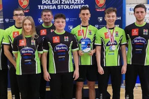 Juniorzy Morlin Ostróda wrócili z czterema medalami z mistrzostw Polski w tenisie stołowym