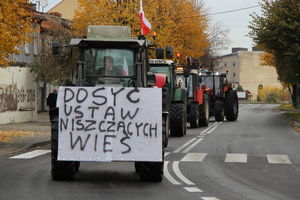 Strajk rolników. Protestowali przeciwko piątce dla zwierząt