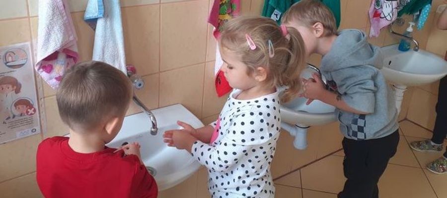 Przedszkolaki wiedzą, jak ważne jest mycie rąk 