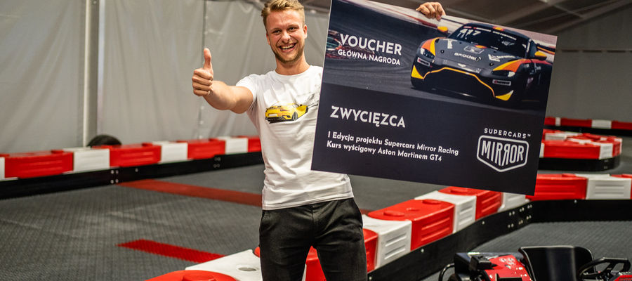Mateusz Kilanowski, zwycięzca I edycji Supercars Mirror Racing
