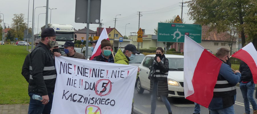 Protest w Rozogach