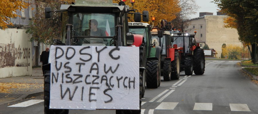 W naszym powiecie akcja protestacyjna rozpoczęła się po godzinie 10.00 w Białej Piskiej