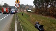 Kolizja na DK16. Kierowca zawracał w niedozwolonym miejscu 