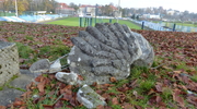 Pomnik orła na iławskim stadionie zniszczony! [VIDEO, ZDJĘCIA]