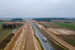 Droga do Warszawy w budowie: zaawansowanie prac wynosi 30%
