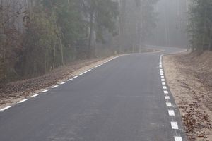 Zakończyła się przebudowa drogi Mikołajki-Szczudły w gminie Kalinowo