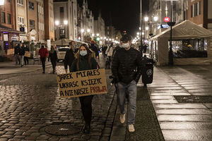 "Wkurzone za Warszawę" - w Elblągu odbył się kolejny protest