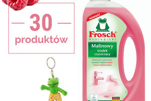 TESTOWANIE: ekologiczny środek czyszczący marki Frosch o zapachu maliny!
