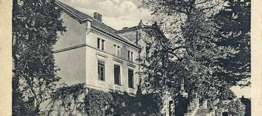 Tak pięknie wyglądał pałac w Limży w 1927 roku, kiedy tętniło w nim życie