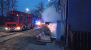 Pożar piwnicy na Warszawskiej