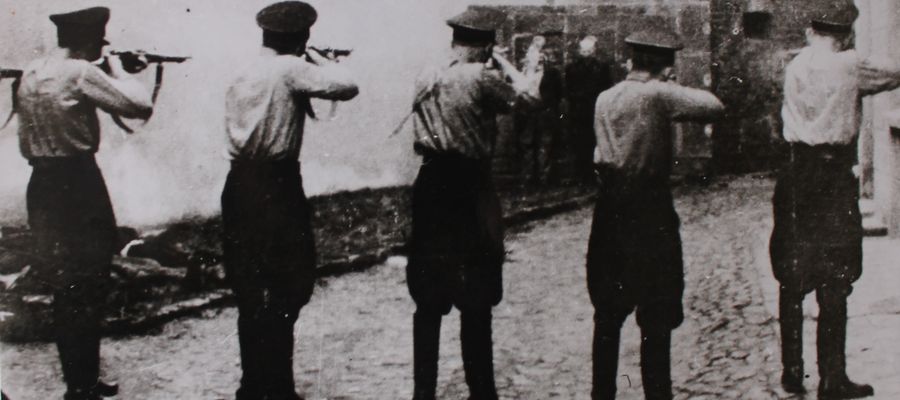 Na chwilę przed rozstrzelaniem okolicznych mieszkańców 7 grudnia 1939r. w Lubawie