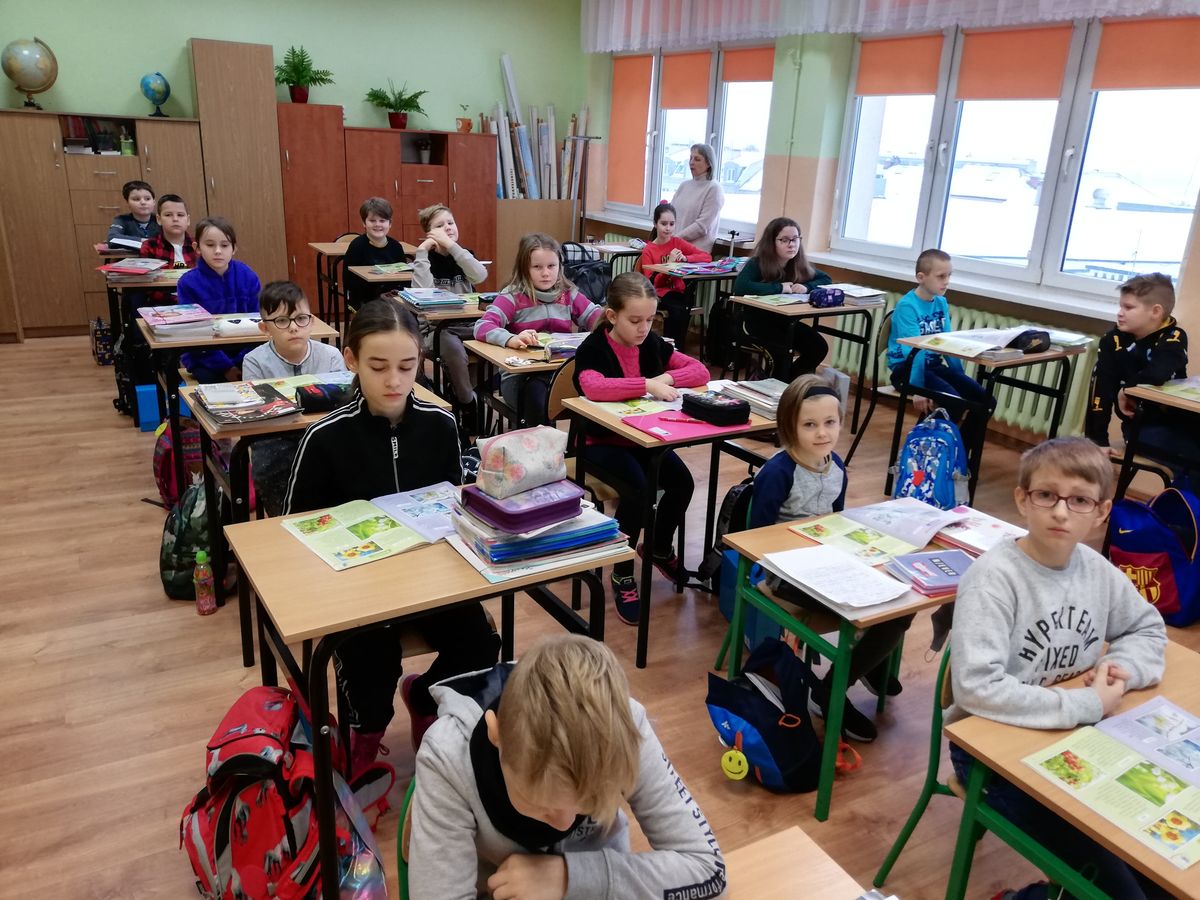 uczniowie Szkoły Podstawowej nr 2 w Mławie 