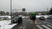 Kierowca BMW zderzył się z fiatem w pobliżu cmentarza w Dywitach