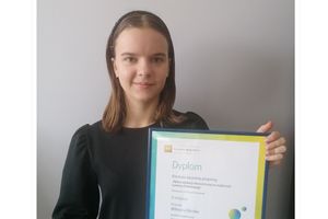 Victoria Wiktorii - uczennica SP1 w Ełku wygrała konkurs NBP