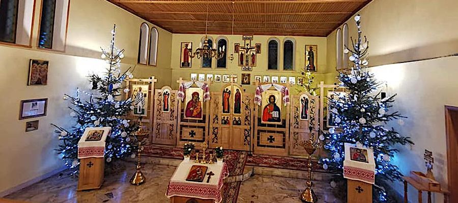 Wnętrze cerkwi greckokatolickiej w Lidzbarku Warmińskim