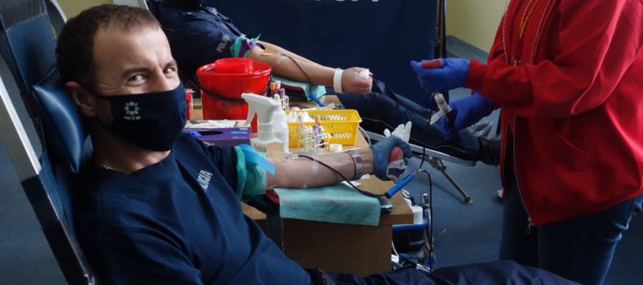 Do akcji zbiórki krwi doszło w czwartek 21 stycznia w KPP Iława