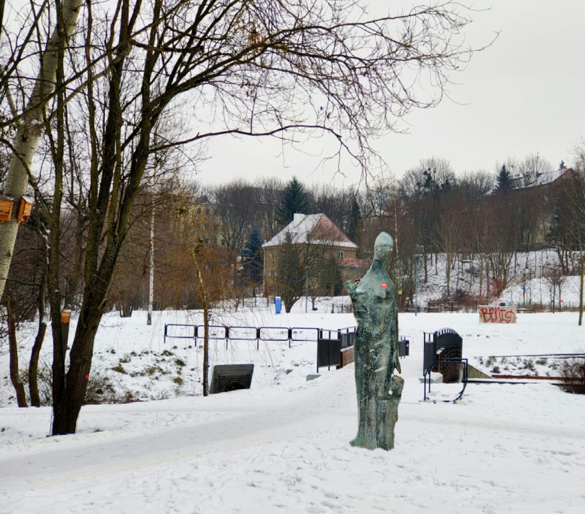 Propozycja lokalizacji rzeźby zaproponowana przez Tomasza Głażewskiego