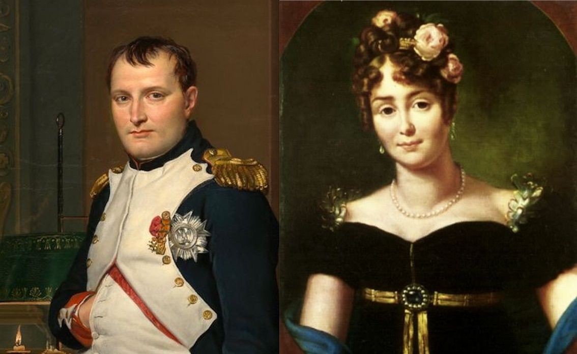 Cesarz Napoleon Bonaparte - obraz z 2012 roku. Maria Walewska - portret pędzla François Gérarda