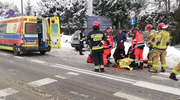 Wypadek w Olsztynie. Potrącona nastolatka trafiła do szpitala [ZDJĘCIA]