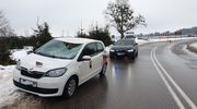 Kierowca trafił do szpitala w Działdowie