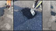 Naprawy zimowych uszkodzeń nawierzchni w Mławie

