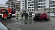 Kolejny płonący samochód w Olsztynie