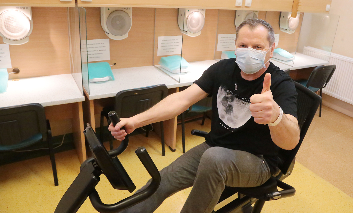 Andrzej Raubo po koronawirusie walczy o powrót do normalnego życia