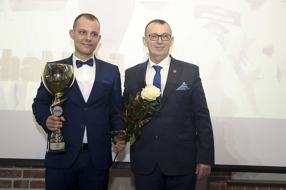 Michał Bryl (IKS Atak Elbląg, judo) w Złotej Dziesiątce Najpopularniejszych Sportowców roku 2019 Dziennika Elbląskiego