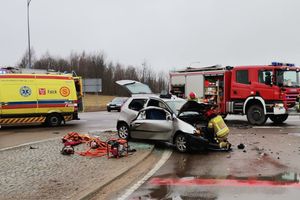 Groźny wypadek na obwodnicy Gołdapi