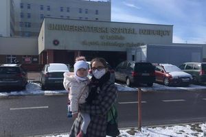 Pierwsza wizyta Lenki w Dziecięcym Szpitalu Klinicznym - Zespole Szkół Przyszpitalnych w Lublinie