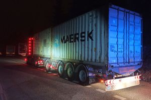 Kierował tirem z pękniętymi tarczami hamulcowymi