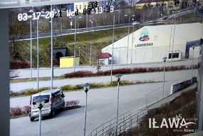  Kamera na basenie została umieszczona na filarze budynku, a jej zasięg to wejście na basen i częściowo parking za nim, lodowisko, rondo na ul. Konstytucji 3 Maja oraz fragment ulic Sienkiewicza i Biskupskiej. 

