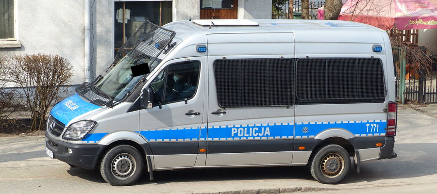 Interwencja policji przy ul. Sobieskiego