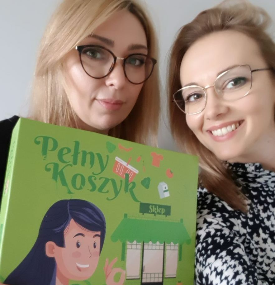 Autorki gry „Pełny koszyk”: Sylwia Ciszewska i Marta Wiśniewska-Żygo z Ostródy