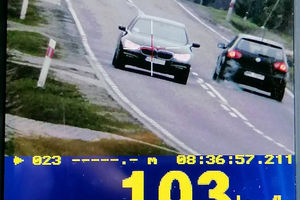 103 km/h w terenie zabudowanym. Kierowca bmw stracił prawo jazdy