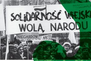 Wystawa IPN „TU rodziła się Solidarność Rolników” na Pasażu Portowym