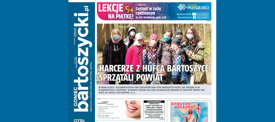 Najbliższe wydanie z 30 kwietnia. O czym piszemy?