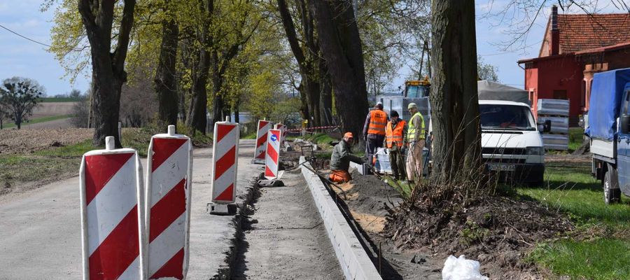 Jeden z remontów dróg w gminie Iława