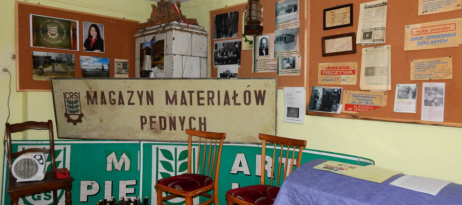 Fragment geesowskiej ekspozycji w łąkorskim muzeum