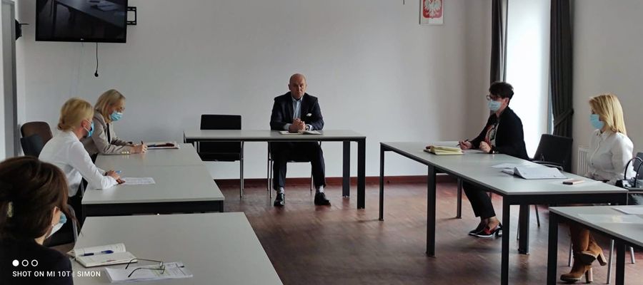 Spotkanie w sprawie organizacji Punktu Szczepień Powszechnych w Mławie