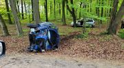 Wypadek na drodze wylotowej z Olsztyna