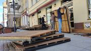 Olsztyńscy restauratorzy przygotowują ogródki do otwarcia [VIDEO]