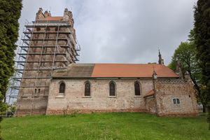 Kościół w Babiaku po remoncie dachu