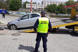 Straż miejska porządkuje ulice w Olsztynie
